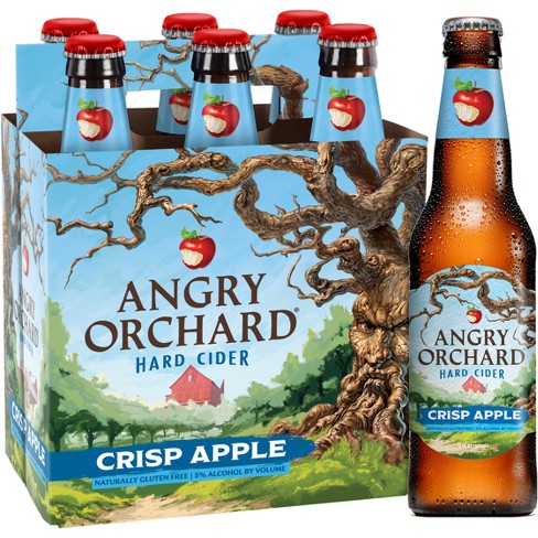 Angry Orchard Crisp Apple Hard Cider - 6pk/12 Fl Oz Bottles : Target