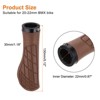 Unique Bargains Non-Slip Fit 7/8" Mountain Road MTB Scooter Bike Handlebar Grips 2 Pairs 5.31" - 2 of 4