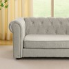VASIP Elegant Rectangular Pet Sofa Bed-Durable Elevated Pet Bed for Large and Oversized Dogs, Comfortable Modern Stylish Linen Fabric Dog Sofa - 3 of 4