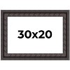 PosterPalooza | 3.5" Wide Ornate Black Picture Frame - UV Acrylic, Backing Board, Hanging Hardware Included - 2 of 4