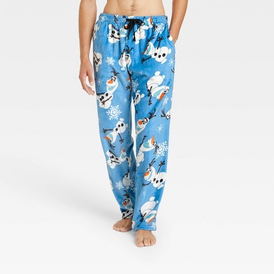 Men's Disney Olaf Pajama Pants - Blue S