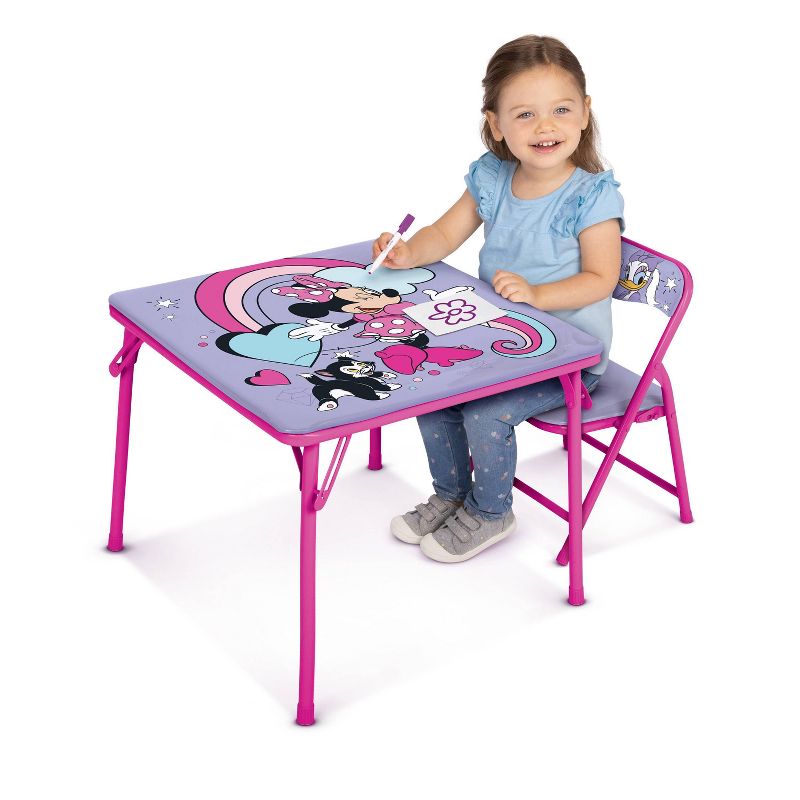 Disney Minnie Mouse Junior Table and Chair Furniture Set for Kids for Activity Drawing and Eating, 4 of 16