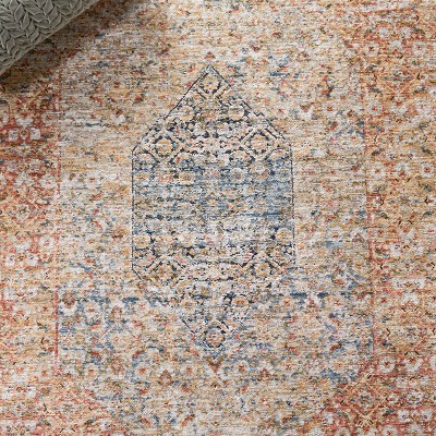 Safavieh Classic Square Blue Synthetic Easy Care Area Rug