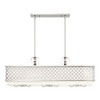 Livex Lighting Arabesque 6 - Light Chandelier in  Brushed Nickel - 3 of 4