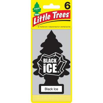 Little Trees 6pk Air Fresheners Black