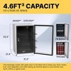Husky 4.6 Cu.Ft Premium Freestanding Glass Door Beverage Cooler & Mini Fridge - 2 of 4
