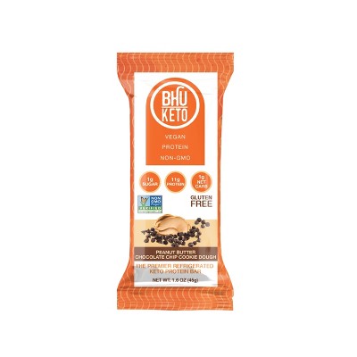 BHU Keto Peanut Butter Chocolate Cookie Dough Bar - 1.6oz