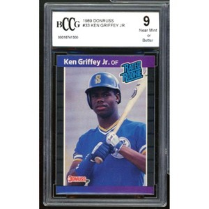 Ken Griffey Jr. Rookie Card 1989 Donruss #33 BCCG 9 Near Mint+ - 1 of 2