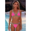 Moda Minx 'Hot Pink' Bohemian Bay Nirvana Triangle Bikini Top - 4 of 4