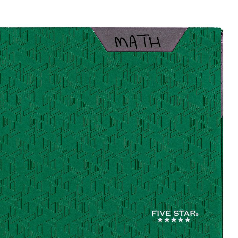 Five Star 2 Pocket Plastic Folder with Prongs , 6 of 9