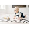 Wander & Roam Reversible Baby PlayMat - Large, Art Deco Inspired Design - Black and White - 3 of 4