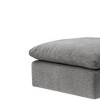 37" Naveen Ottoman and Bench Gray Linen - Acme Furniture - 2 of 4