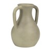 Terracotta Pottery Vase with Handle - Rustic Flower Container - Decorative Farmhouse Accent for Home, Office, Bedroom, Living Room - 3 of 4