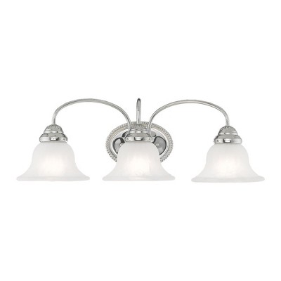 Livex Lighting Edgemont 3 - Light Vanity in  Polished Chrome