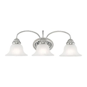 Livex Lighting Edgemont 3 - Light Vanity in  Polished Chrome - 1 of 4
