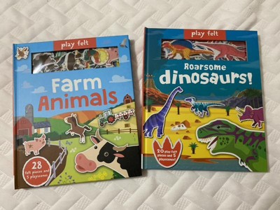 Soft Felt Play Books: Play Felt Roarsome Dinosaurs! (Board book)