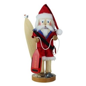 Steinbach Limited Edition Wooden Big Nutcracker Collection, German Christmas Decoration, Bay Watch Santa, 18" - 1 of 4