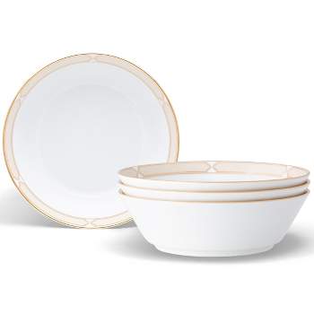 Noritake Eternal Palace Gold Set of 4 Soup Bowls