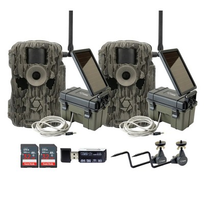 Stealth Cam 36MP Fusion Max Cellular Trail Camera Power Bundle (2 Pack)