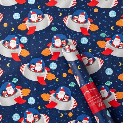 santa wrapping paper