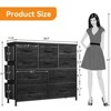 Dresser for Bedroom,Cloth Storage Tower with 10 Drawers,TV Stand,10 Drawers Dresser,Chest of Drawers with Fabric Bins - 3 of 4