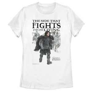 Women's Game of Thrones Night's Watch Fight for Living T-Shirt - 1 of 4