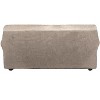 Home Mart Goods Khaki 2-Piece Set Slipcover Sofa & Loveseat Cover Protector 4-Way Stretch Elastic - 4 of 4