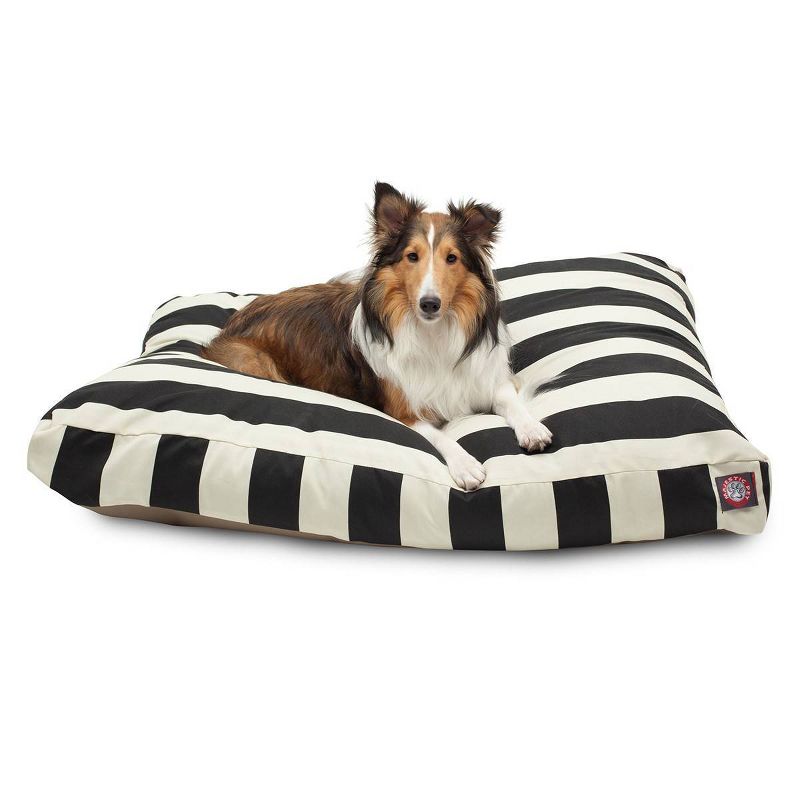 Majestic Pet Vertical Stripe Rectangle Dog Bed, 1 of 6