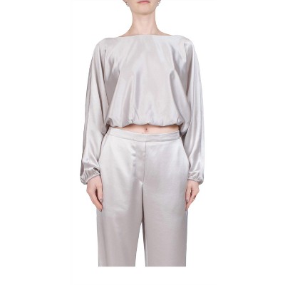 Women's Barb Long Sleeve Blouson Top - LESET