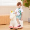 Qaba 6V Battery Powered Kids Electric Ride on Animal Toy with Music Forward, Foot Pedal for Girls Boys Aged 18-36 Months - 3 of 4