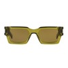 Saint Laurent CLASSIC SL 572S 005 Unisex Rectangle Sunglasses Transparent Green 50mm - 2 of 3