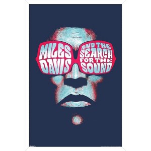 Trends International Miles Davis - Illustrated Face Framed Wall Poster Prints - 1 of 4