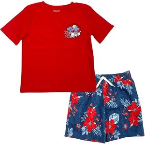 OSHKOSH B'GOSH Toddler Boys' 2-Piece Rashguard and Swim Trunks Sets - 1 of 4