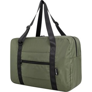 Hachikiko Foldable Travel Tote for Spirit & Frontier Airlines, Gym Bag with Adjustable Handles - 1 of 4