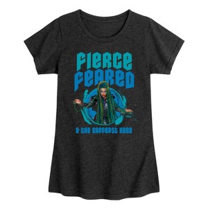 Girls' - Disney - Rise Of Red Uma Fierce Feared Baddest Here Fitted Short Sleeve Graphic T-Shirt - 1 of 4