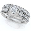 Pompeii3 1Ct TW Vintage Engagement Wedding Ring Set Lab Created 14k Gold - 2 of 4