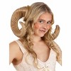 HalloweenCostumes.com One Size Fits Most   Ram Adult  Horns, Brown - 2 of 4