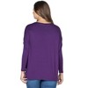 Womens Oversized Long Sleeve Dolman Top - 24seven Comfort Apparel™ - 3 of 4