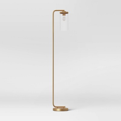 Lyndon Floor Lamp Brass (Includes LED Light Bulb) - Threshold™