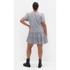 Women's Plus Size Denim Tier Dress - grey wash | CITY CHIC - 2 of 4
