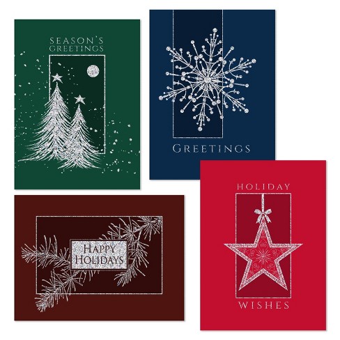 Masterpiece Studios Foil 12-count Boxed Assorted Holiday Cards, 3 Each ...
