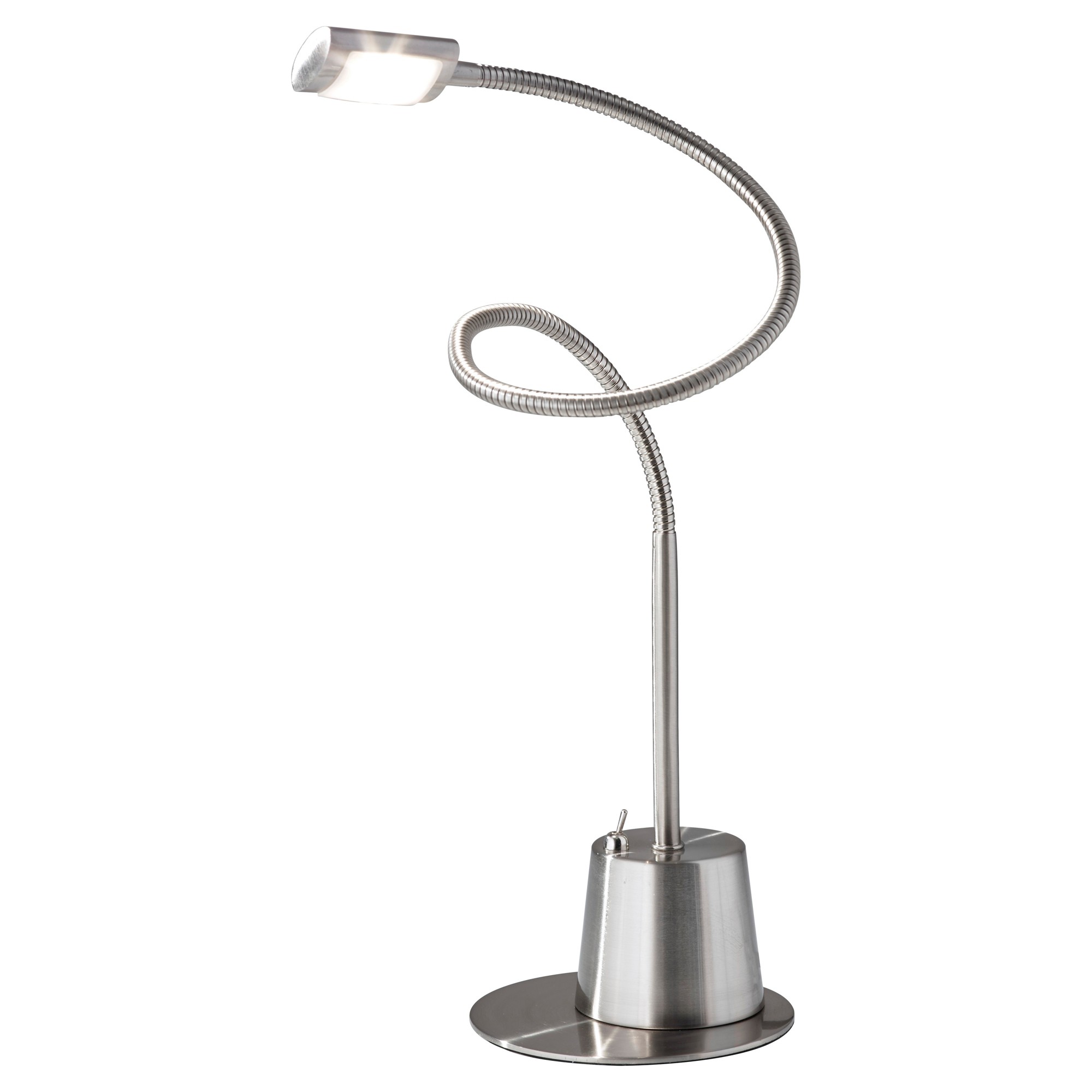 Adesso Eternity LED Extendible Gooseneck Lamp - Silver (Lamp Only)