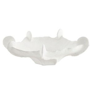 Uttermost 18248 Coral Mirage Outdoor Sculptural Ceramic Bowl with Matte White Finish - 1 of 4