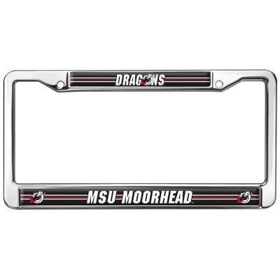 Minnesota State Moorhead Dragons Logo Full Size Standard License Plate Metal Frame