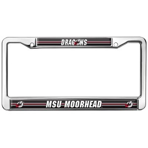 Minnesota State Moorhead Dragons Logo Full Size Standard License Plate Metal Frame - 1 of 4