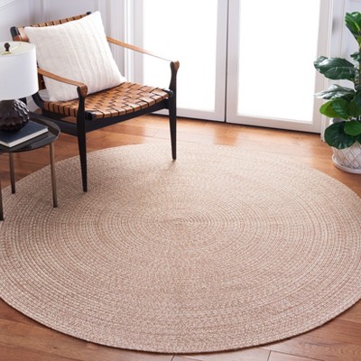 Safavieh Artisan Reversible Braided Round Rug in Natural - 6'