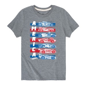 Boys' - Hot Wheels - America Cars Short Sleeve Graphic T-Shirt - 1 of 4