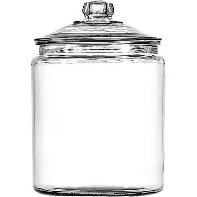LunaLulinlk Glass Jar with Lid, 2 Gallon with Lid – Versatile Dry Goods Organizer Dishwasher Safe Clear