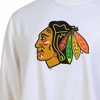 NHL Chicago Blackhawks Women's White Long Sleeve Fleece Crew Sweatshirt - 3 of 3
