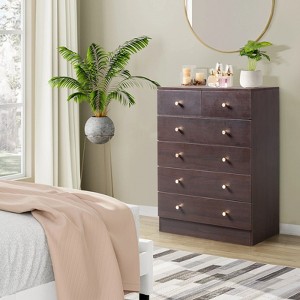 KTMBDW Modern 6-Drawer Dresser for Bedroom, Living Room - 1 of 4